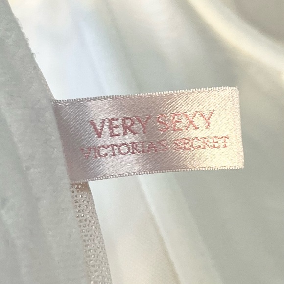 VS Very Sexy Corset Garter Belt Bustier Leopard & White Lace Lingerie Size 34B - Picture 10 of 16